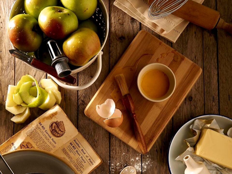 Fresh ingredients on a kitchen table, ready for the week