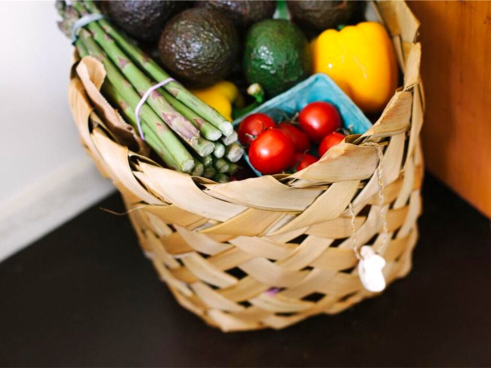 A basket full of fresh vegetables